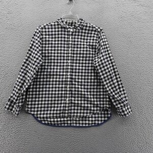 Niko and... Check Gingham Button Down Shirt Size 3 Medium Black White Men Casual